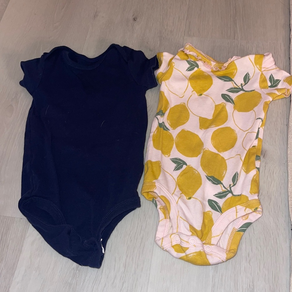 Two Carters Tees- Size 6 months